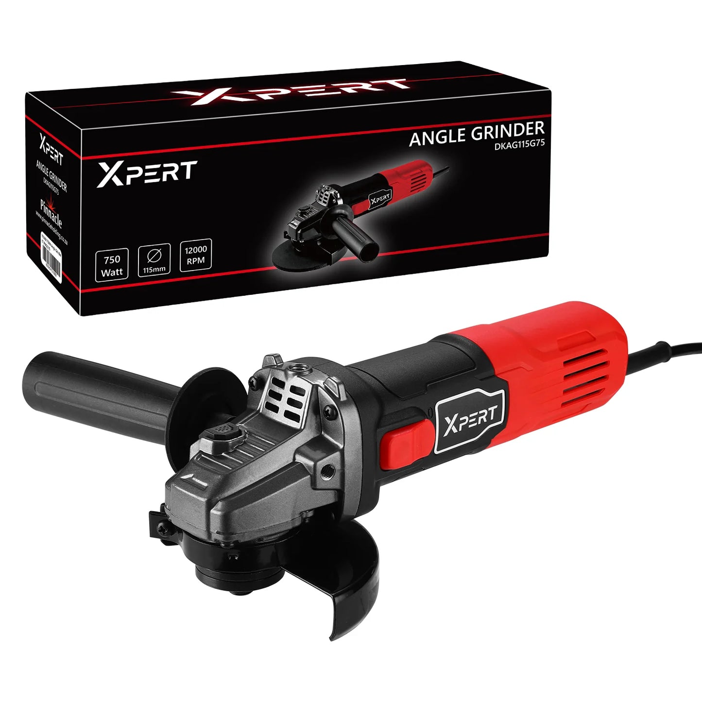 115mm 750W Corded Angle Grinder – Cutting, Polishing & Sanding