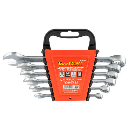 Tork Craft 6pcs Combination Spanner Set 8-10-12-13-14-17mm (TC50106)