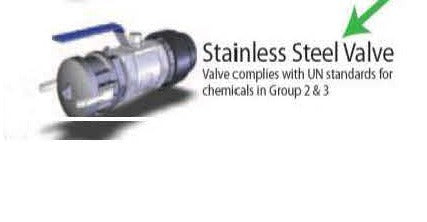 Galvanized 1000Lt 2" P/P Valve