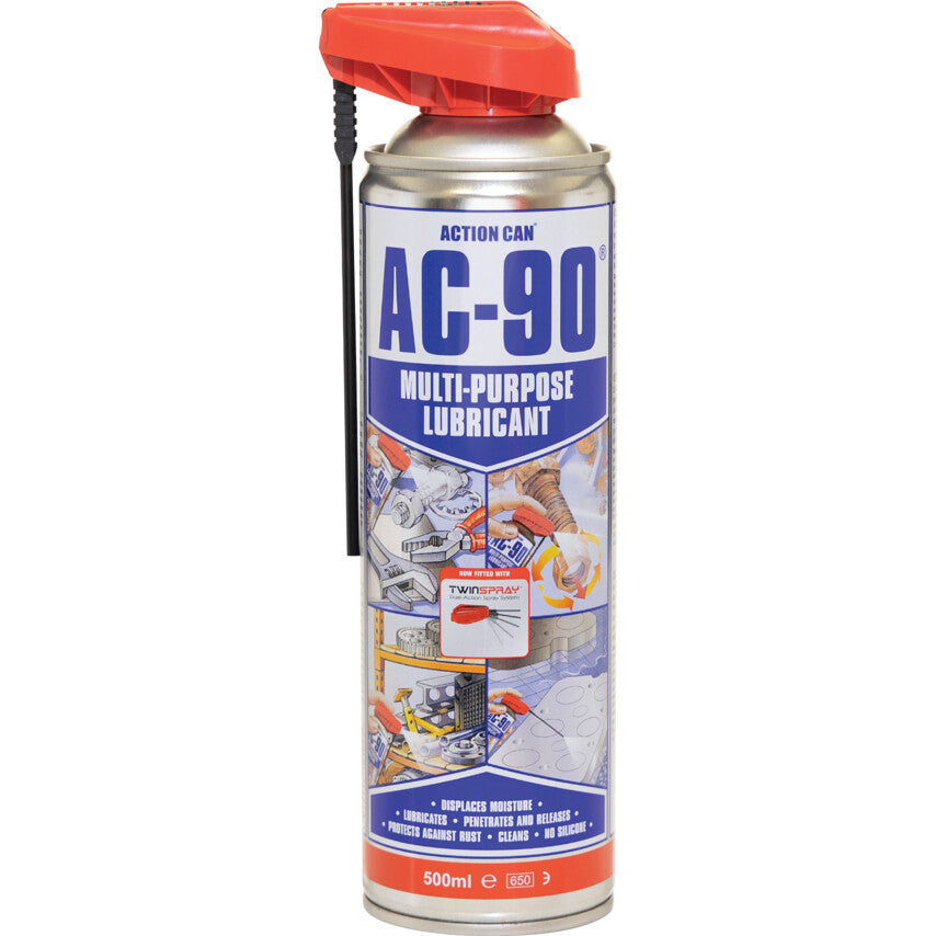 Action Can AC-90®, Multi-Purpose Lubricant, 500ml, Aerosol