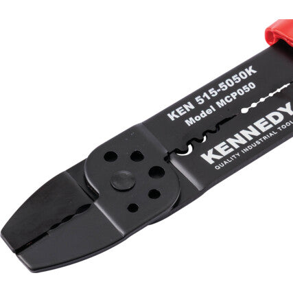 Kennedy Crimping Pliers for Insulated Terminals and Non-Insulated Terminals, 1.5mm² - 6mm ², 240mm Overall Length