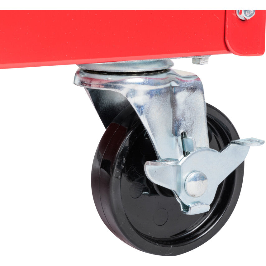 Senator Tool Tray Trolley, Steel, 136kg, 2 x Braked Swivel Castors/2 x Swivel Castors, 737mm x 383mm x 663mm