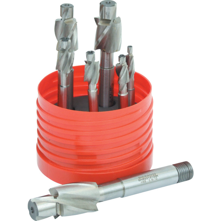 Sherwood HSS Solid Counterbores - Threaded Shank