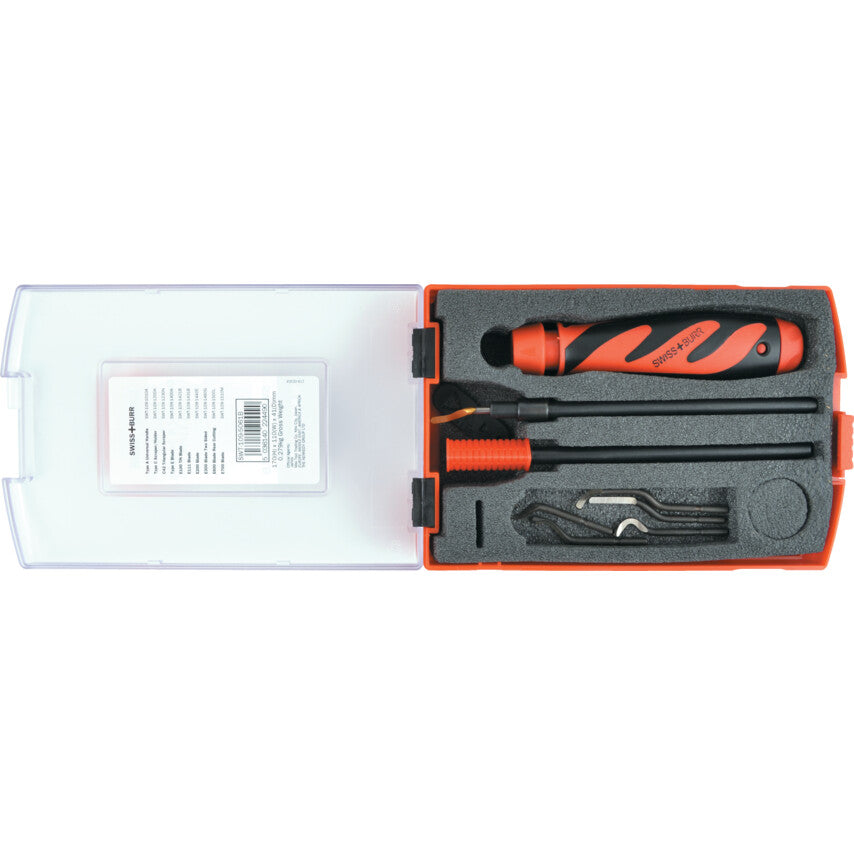 SwissBurr A/C/E, Hand Deburring Set,Heavy Duty Deburring & Scraper Set, Set Of 11