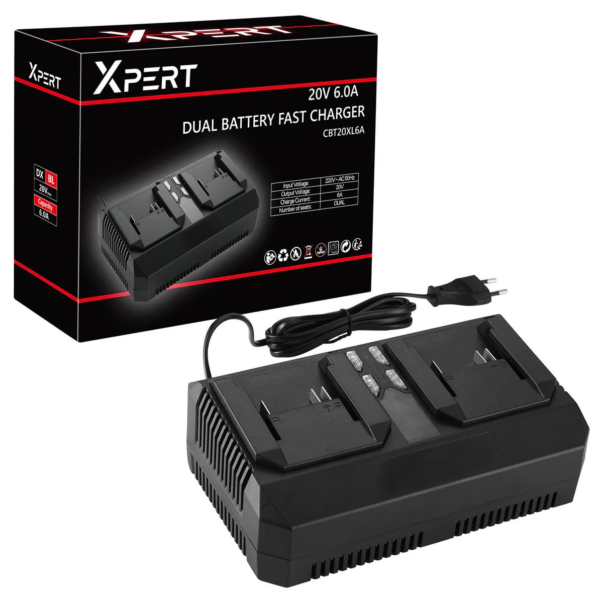 20V Battery Charger & Fast Charger