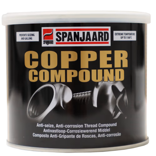 SPANJAARD Anti-Seize Copper Compound 500G Spa - Copper Slip Thread Paste (Mild Steel)