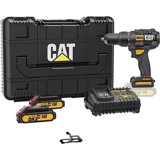 CAT Impact Drill Cordless Brushless 2 Speed Drill 18V 80N 13Mm Kit