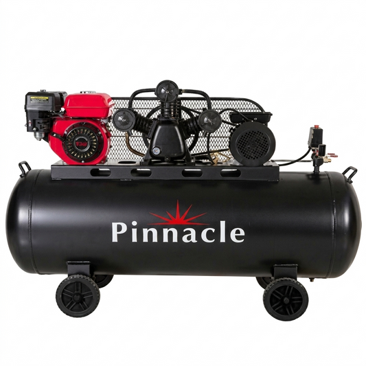 Pinnacle AirTech 100L Engine & Motor Dual Air Compressor