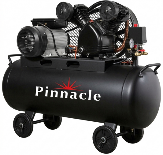 Pinnacle AirTech 100L Belt Driven Air Compressor