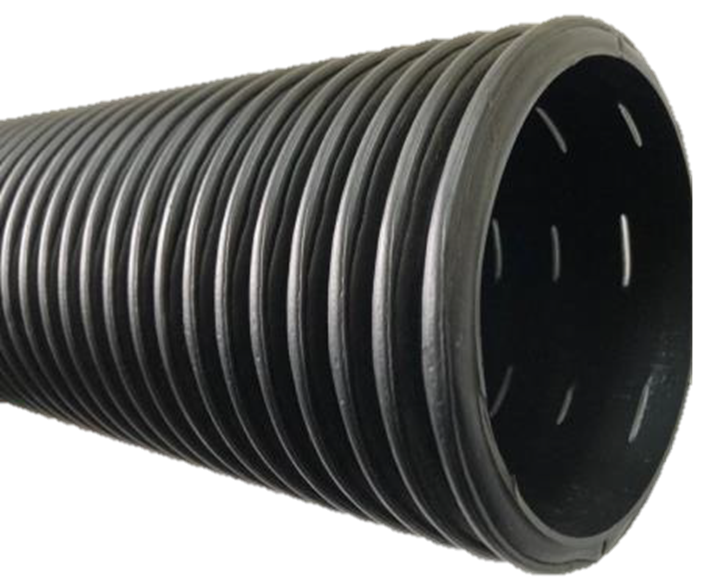 Slotted HDPE Pipe 160mm