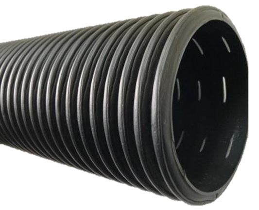 Slotted HDPE Pipe 160mm
