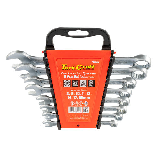 Tork Craft 8pcs Combination Spanner Set 8-9-10-11-13-14-17-19mm (TC50108)