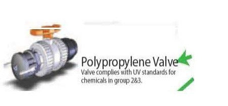 Galvanized 1000Lt 2" P/P Valve