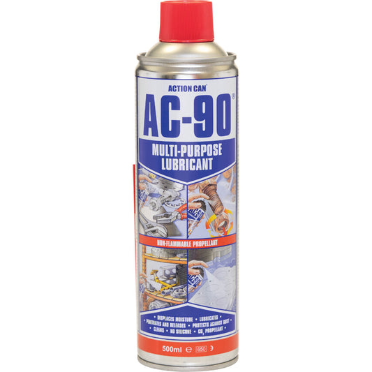 Action Can AC-90® CO₂ Propellant, Multi-Purpose Lubricant, 500ml, Aerosol