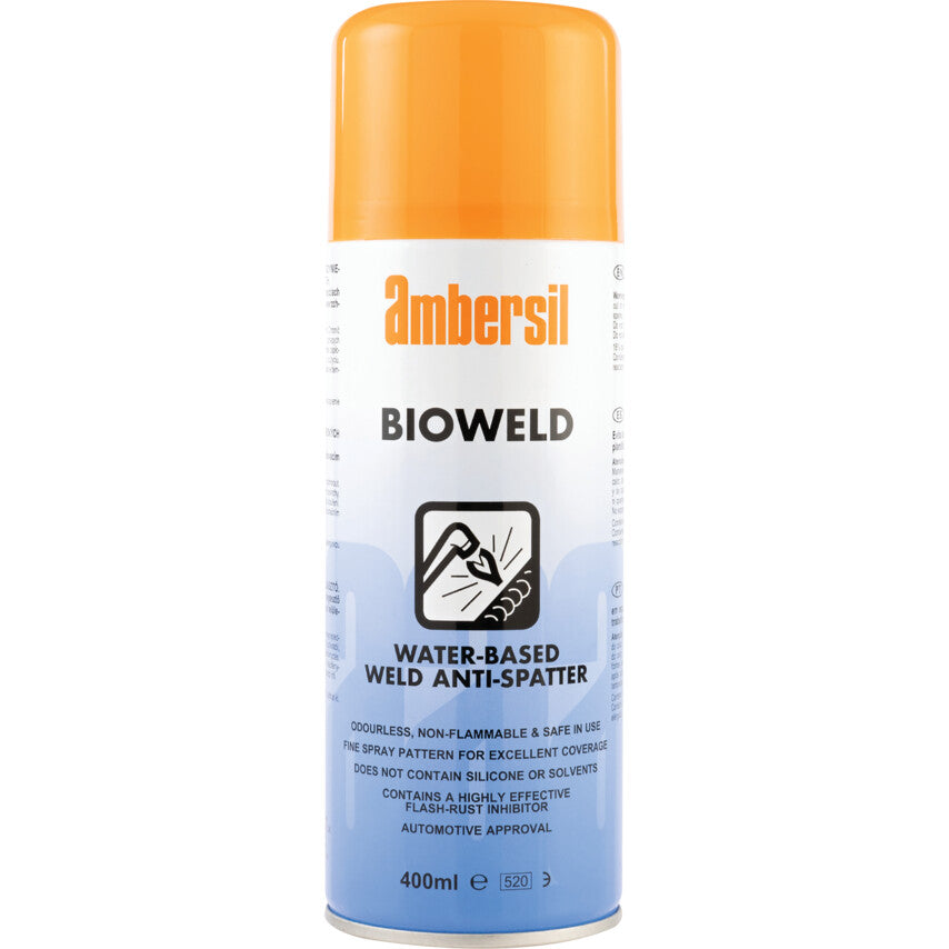 Ambersil Bioweld,Weld Spatter Release Agent, Aerosol, 400ml