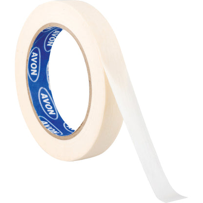 Avon Masking Tape, Crepe Paper, 19mm x 50m, Cream