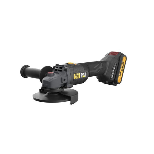 CAT Angle Grinder 115mm BL 18V KIT Case 1x4ah 1 x 2ah Charger