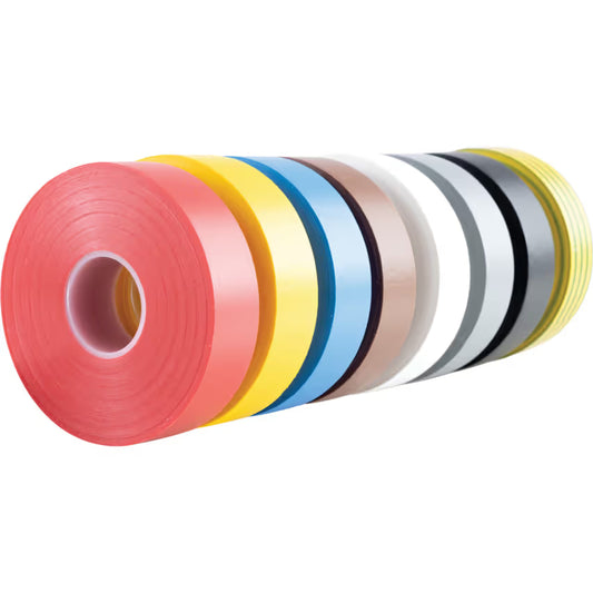 Avon Electrical Tape, PVC, Assorted, 19mm x 33m, Pack of 8