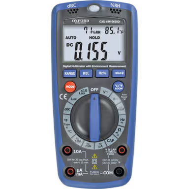 Oxford 6-in-1 Digital Multimeter with Thermometer