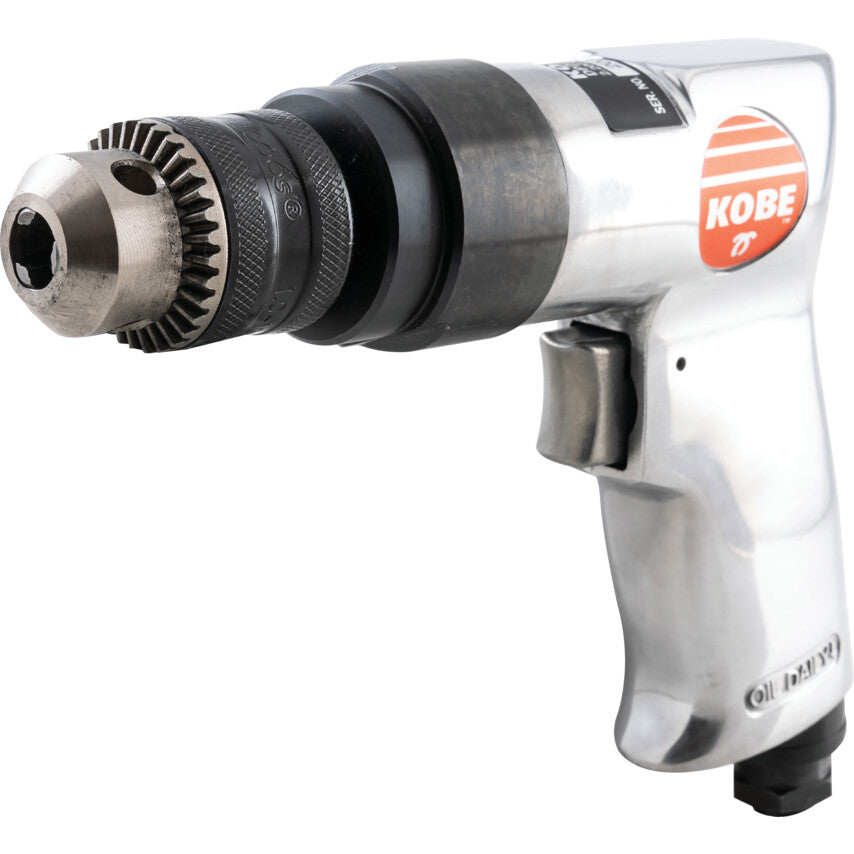 Kobe Red Line DP2210, Air Drill, Air, 2200rpm, Keyed, 1 to 10mm, 1/4in., 373W