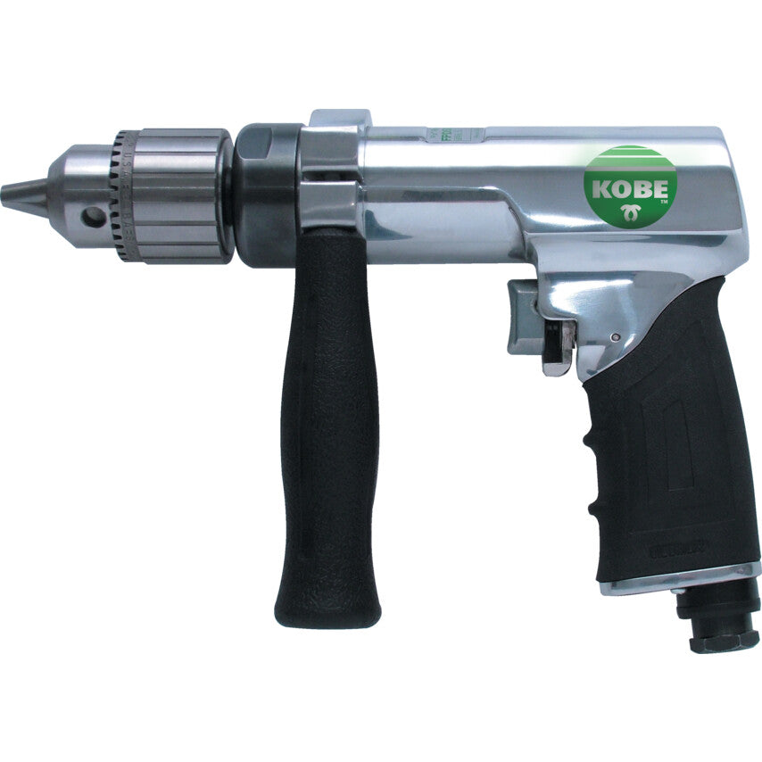 Kobe Red Line FDP500, Air Drill, Air, 500rpm, Keyed, 1.5 to 13mm, 1/4in., 336W