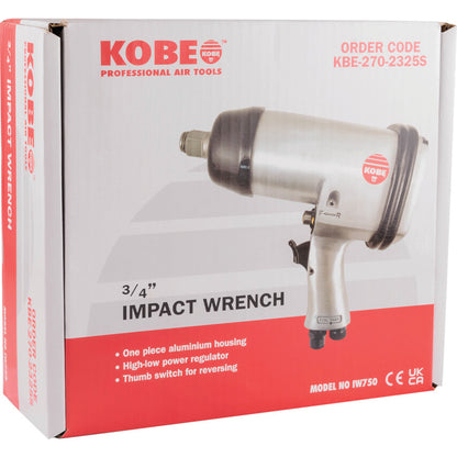 Kobe Red Line IW750, Air Impact Wrench, 3/4in. Drive, 1085Nm