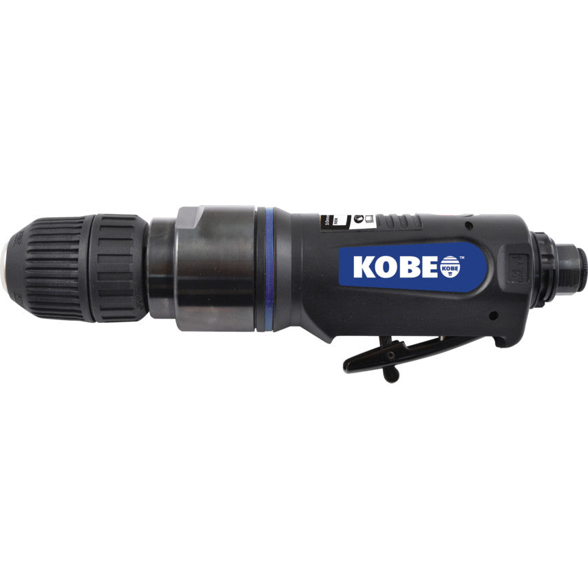 Kobe Blue Line BCSD10, Air Drill, Air, 1800rpm, Keyless, 1 to 10mm, 1/4in., 336W