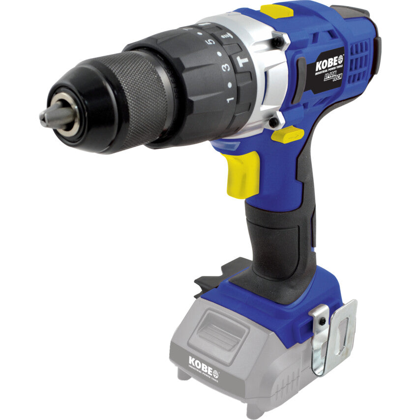 Kobe 279-054, Cordless Combi Drill, 18V, 13mm Keyless Chuck, Brushed, Body Only