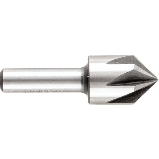 Kennedy 90°, Countersink, 1/2in., Straight Shank, 6 fl, Cobalt High Speed Steel