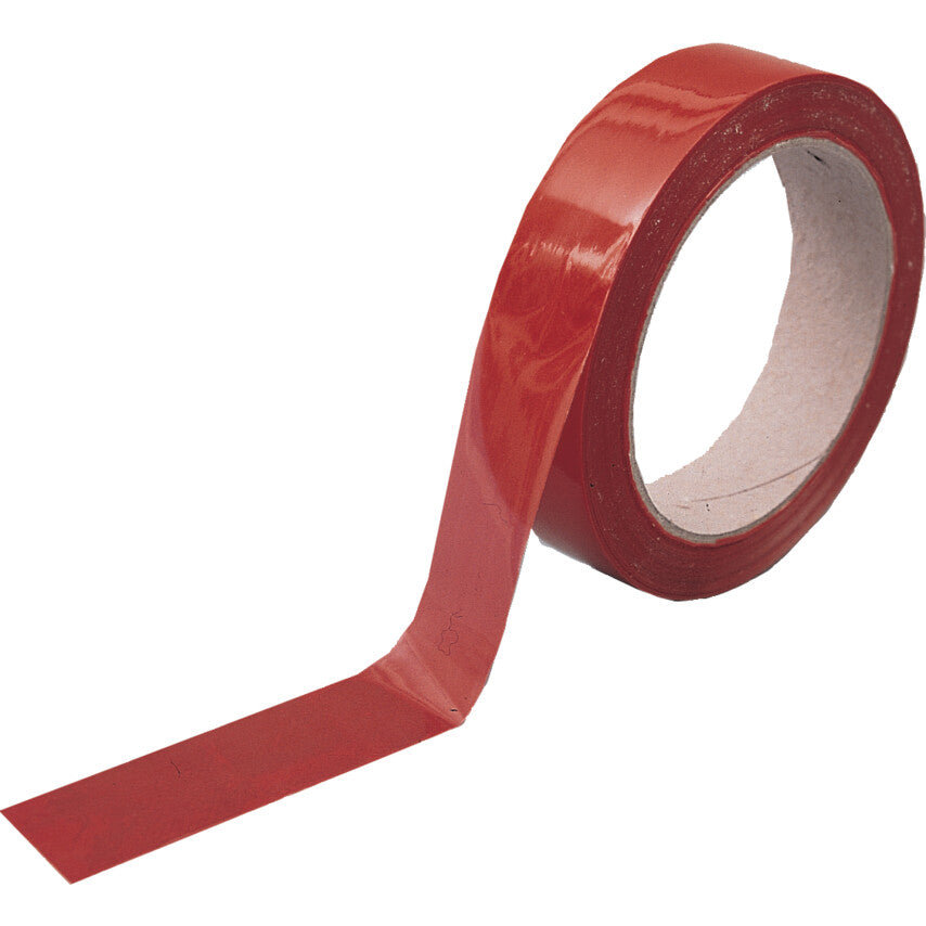 Kennedy Low Tack Tape, Vinyl, Red, 25mm x 66m