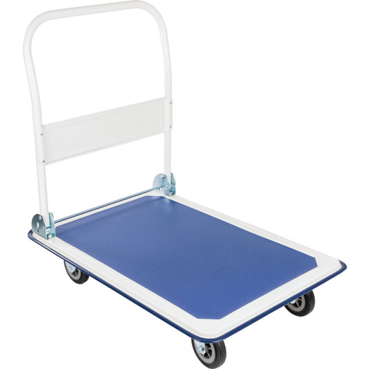 Matlock Folding Trolley, Plastic/Steel, 300kg, 2 x Swivel Castors/Fixed Castors, 610mm x 140mm x 910mm