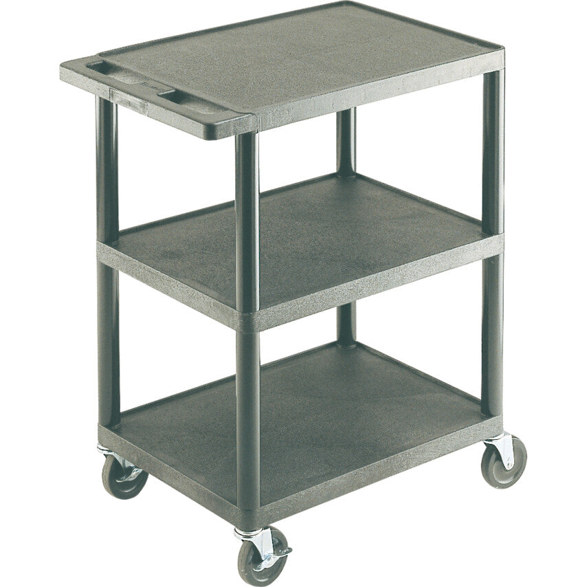 Proplaz Super Stength Service Trolley 3 Flat Shelves
